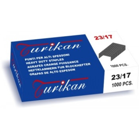 TURIKAN STAPLES NO.23/17 90-150 SHEETS