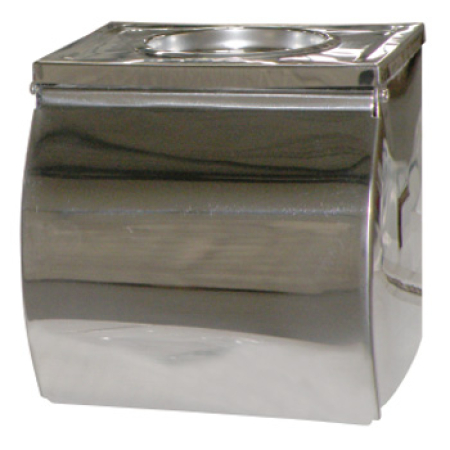 TOILET PAPER DISP. STAINLESS STEEL SINGLE