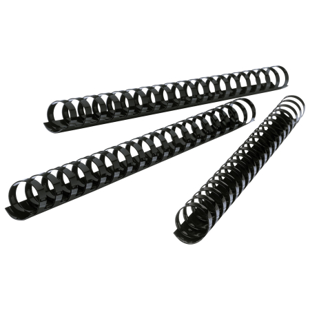 OPUS BINDING COMB 20MM 160SHEETS BLACK 100PCS