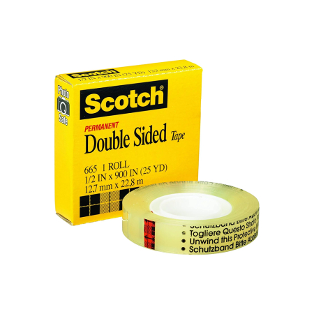 3M DOUBLE SIDE TAPE 12X33MM 665