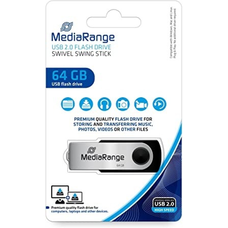 mediarange-64gb-usb-2-0-black-silver-mr912