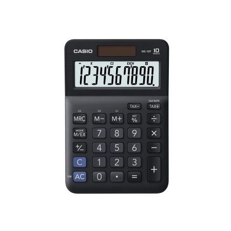 CASIO CALCULATOR 10DIGITS 10.1X14.85X2.76CM (2WAY POWER)