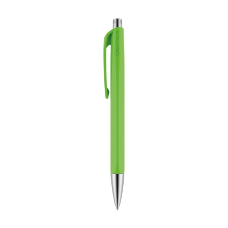 CDA 888 INFINITE GREEN BALLPOINT PEN BLUE INK PLASTIC M (888.470)
