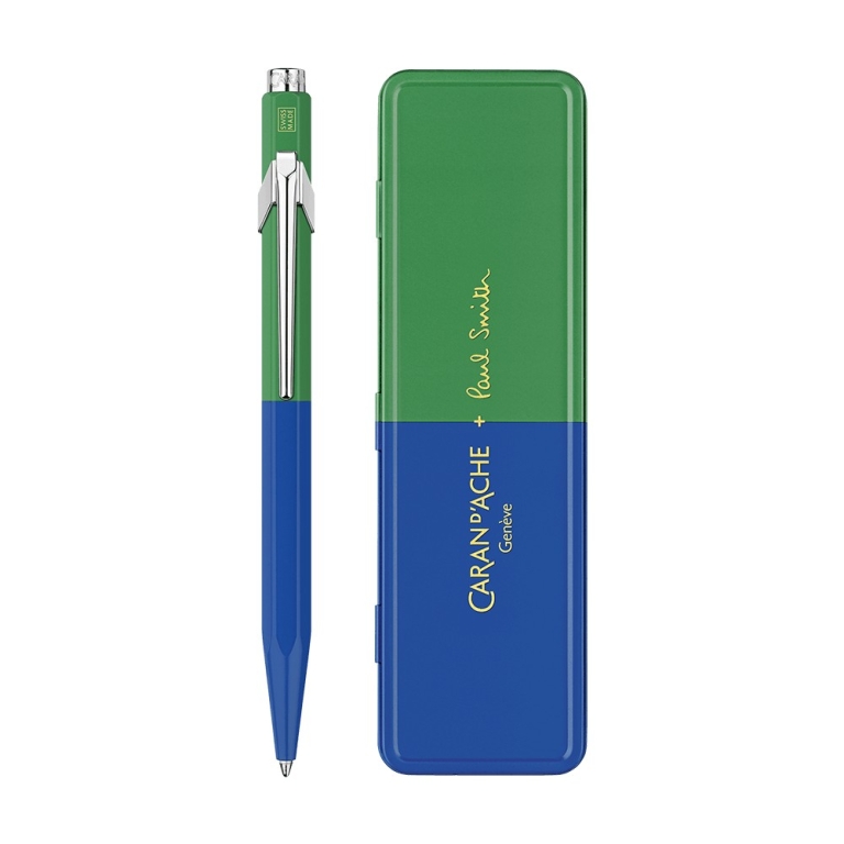 cda-849-paul-smith-cobalt-emmerald-ballpoint-metallic-pen-box-black-ink-m