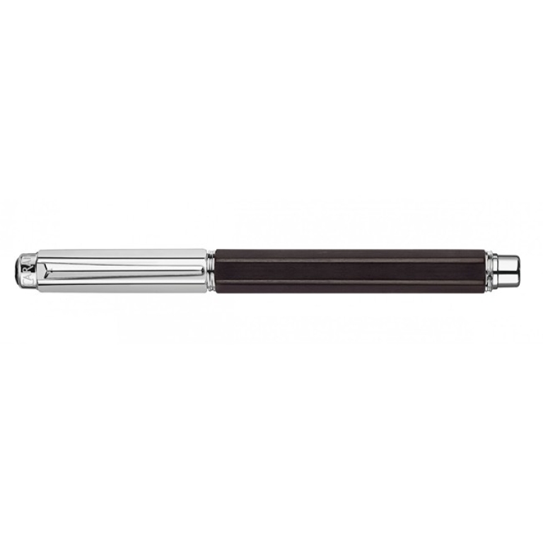 cda-varius-ebony-silver-plated-rhodium-coated-roller-pen-4470-086