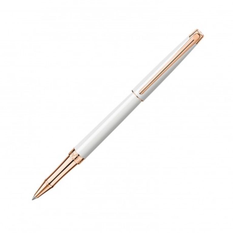 cda-leman-slim-white-pink-gold-plated-roller-pen-4771-001