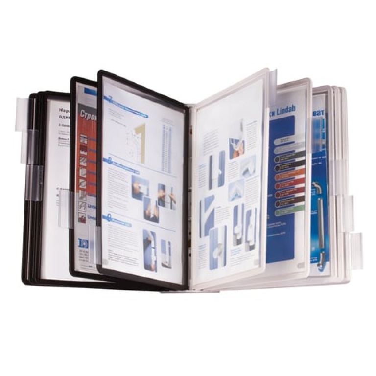 durable-sherpa-a4-wall-bracket-display-panel-system-10-pack