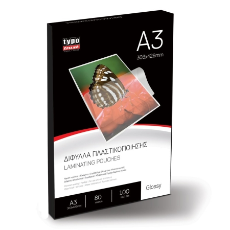 LAMINATING FILM 80MIC 303X426MM A3