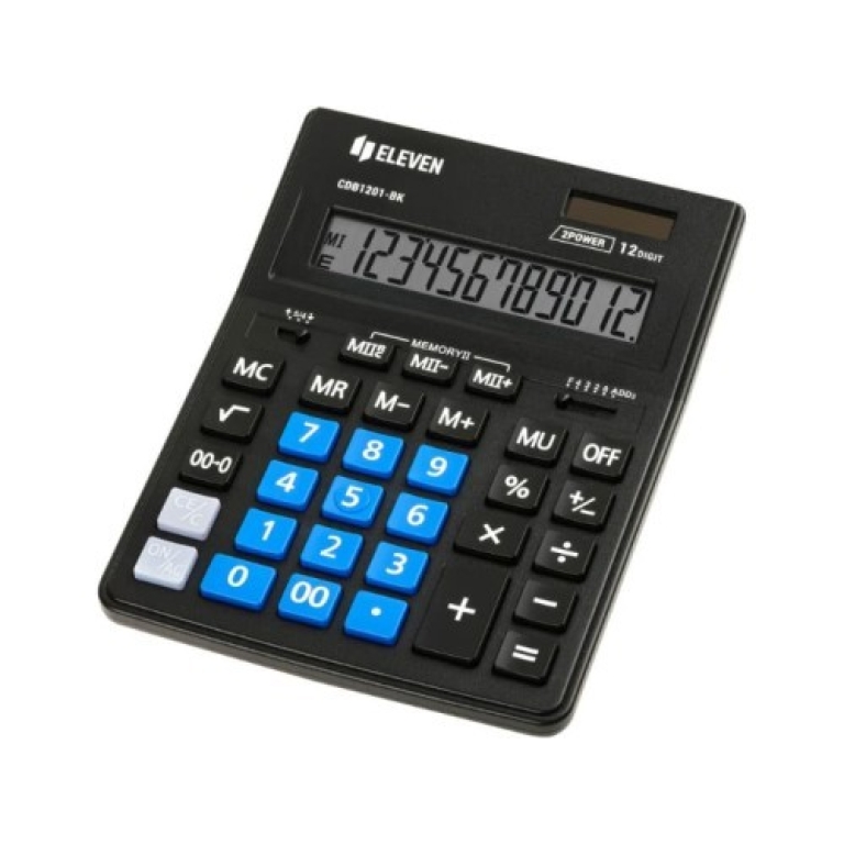 eleven-calculator-12-digits-cdb-1201-bk-bl