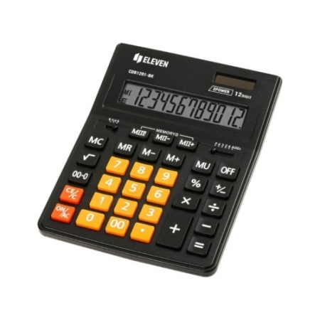 ELEVEN CALCULATOR 12 DIGITS CDB 1201-BK/OR