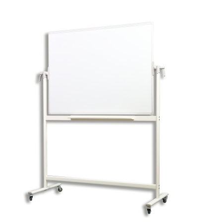 WHITE BOARD 120X180CM DOUBLE SIDED WITH MOBILE STAND