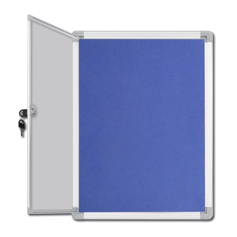 cork-board-display-case-blue-with-lock-79x68cm