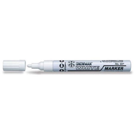 SNOWMAN PAINT MARKER WHITE