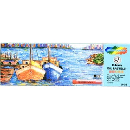 LION OIL PASTELS  25 COLOURS