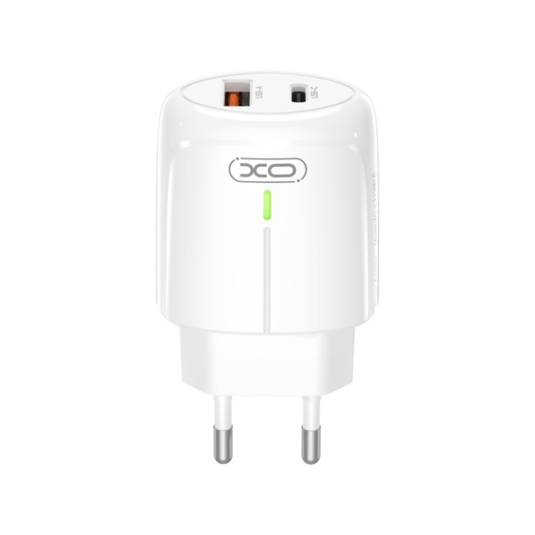 xo-l114-charger-pd20w-qc18w-with-type-c-wire-1-usb-port-1-pd-port-white
