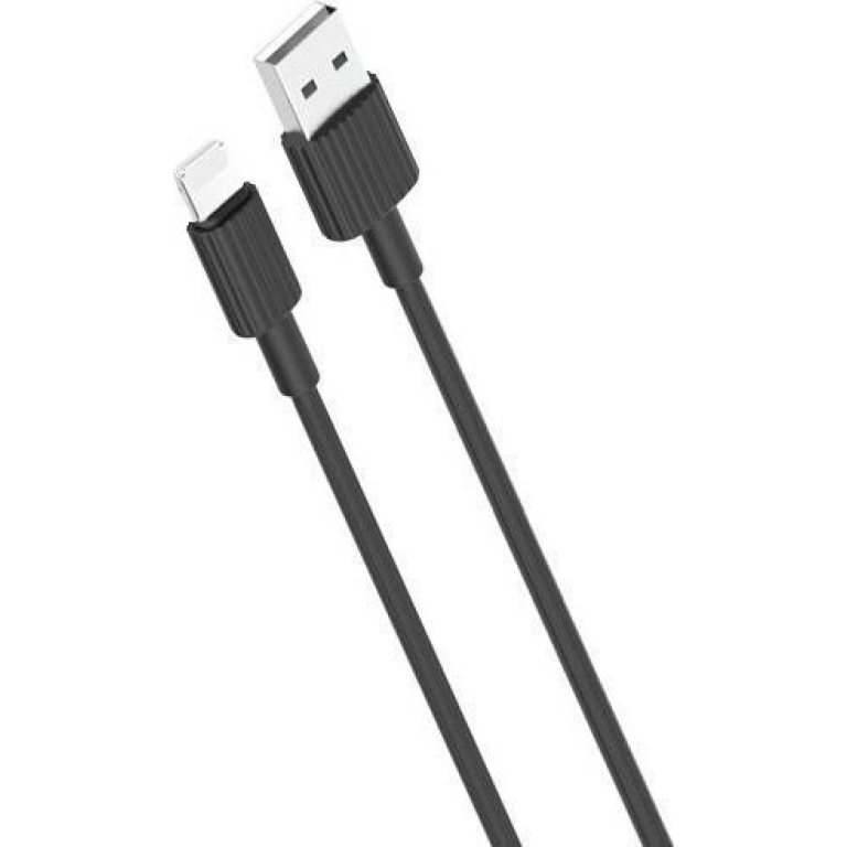 xo-nb156-charger-cable-lightning-1m-black